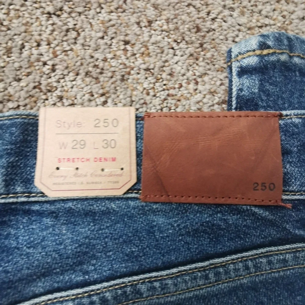 Men's J.CREW 250 Skinny Stretch on Demand Jeans | Color: Blue | Sz: 29W 30L‎